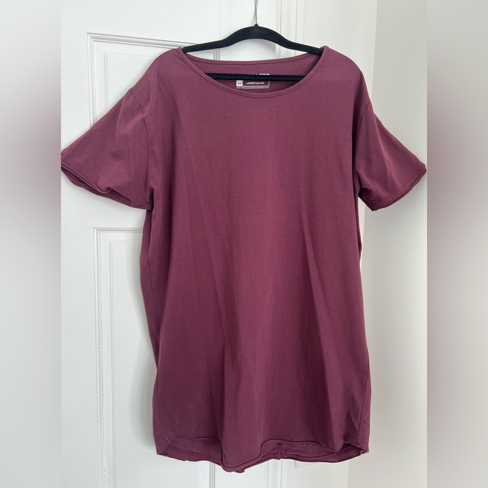 Alphalete Maroon Lifestyle Tee